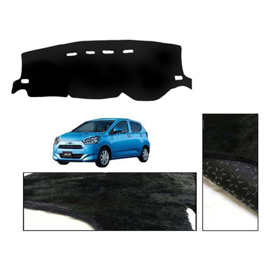 Daihatsu Mira 2017-2025 Velvet Dashboard Carpet Cover - Washable - Non Slip