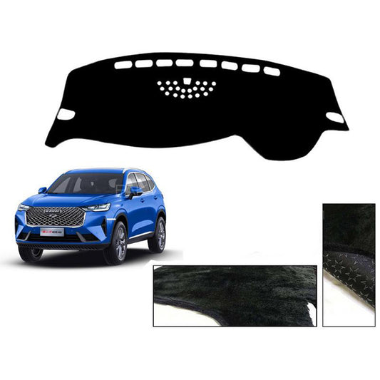 Haval H6 2021-2025 Velvet Dashboard Carpet Cover - Washable - Non Slip
