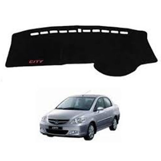 Honda City 2003-2009 Velvet Dashboard Carpet Cover - Washable - Non Slip