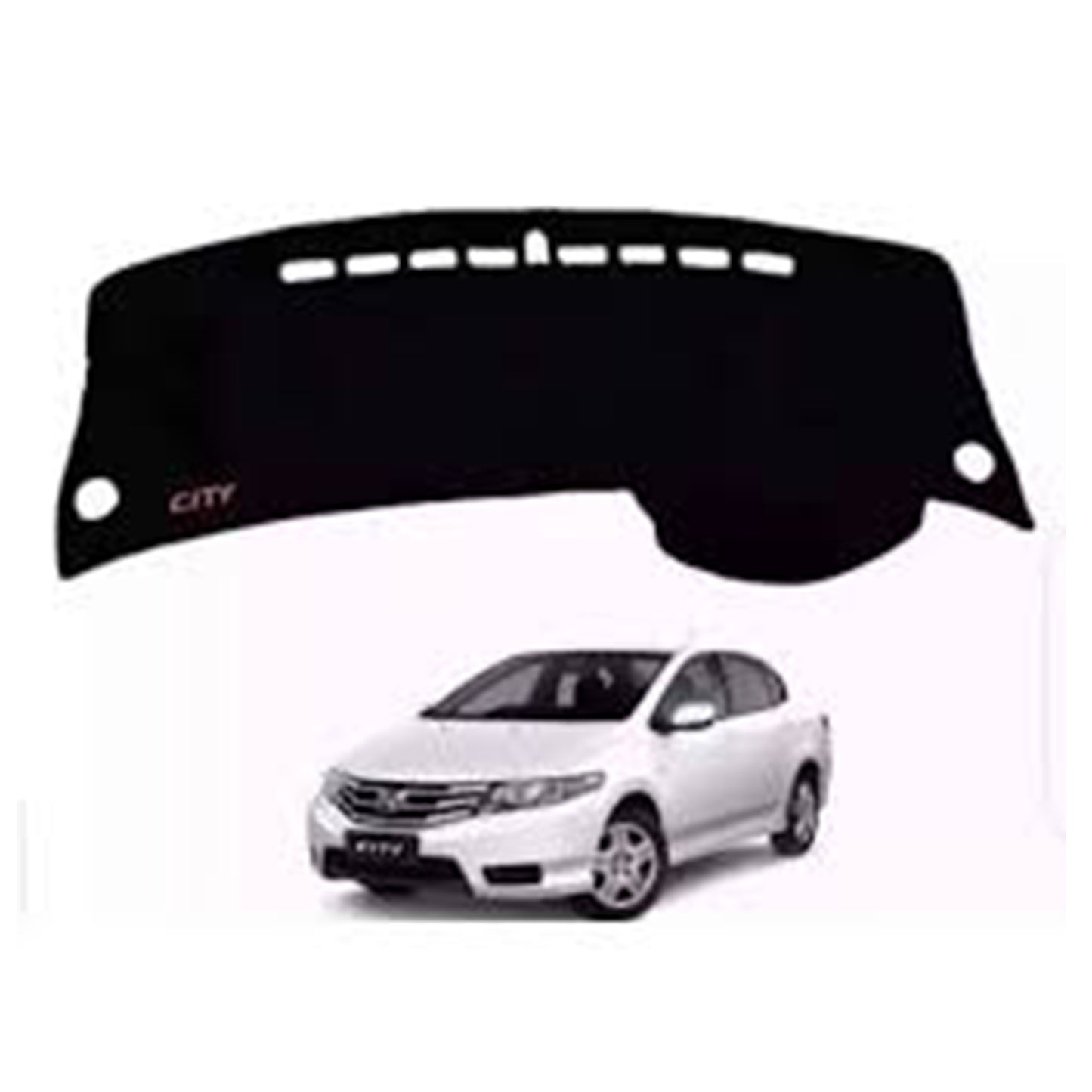 Honda City 2009-2021 Velvet Dashboard Carpet Cover - Washable - Non Slip