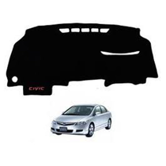Honda Civic 2006-2012 Velvet Dashboard Carpet Cover - Washable - Non Slip