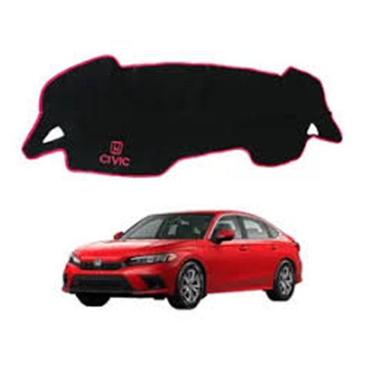 Honda Civic 2022-2025 Velvet Dashboard Carpet Cover - Washable - Non Slip
