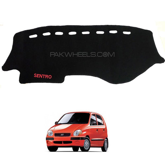 Hyundai Santro 2003-2014 Velvet Dashboard Carpet Cover - Washable - Non Slip