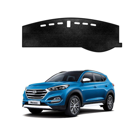 Hyundai Tucson 2020-2025 Velvet Dashboard Carpet Cover - Washable - Non Slip
