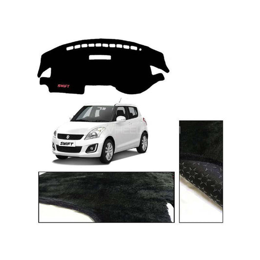 Suzuki Swift 2010-2021 Velvet Dashboard Carpet Cover - Washable - Non Slip
