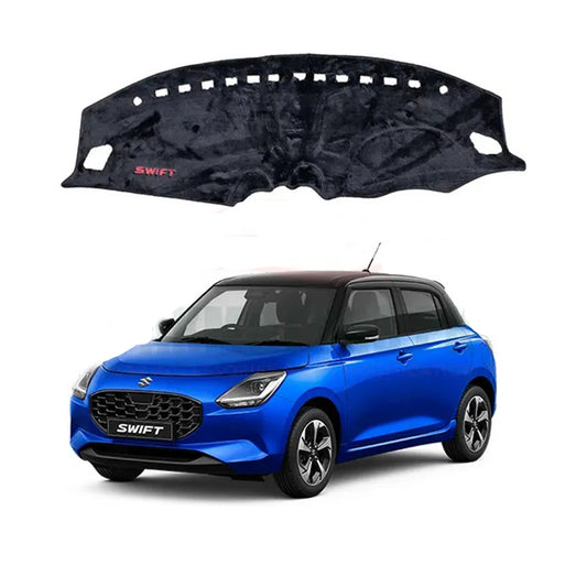 Suzuki Swift 2022-2025 Velvet Dashboard Carpet Cover - Washable - Non Slip