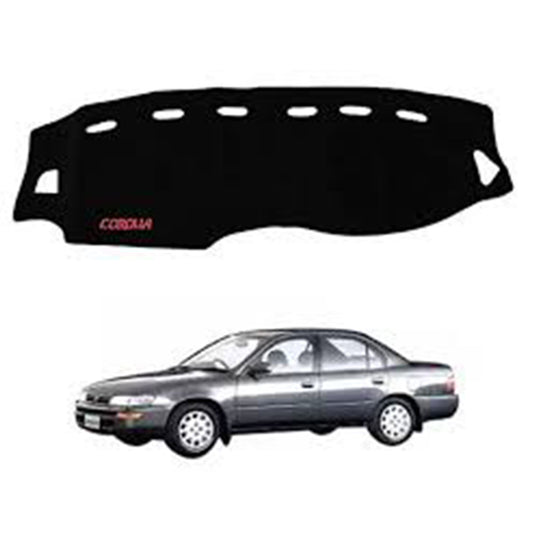 Toyota Corolla 1992-2001 Velvet Dashboard Carpet Cover - Washable - Non Slip
