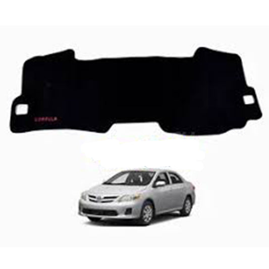 Toyota Corolla 2009-2014 Velvet Dashboard Carpet Cover - Washable - Non Slip
