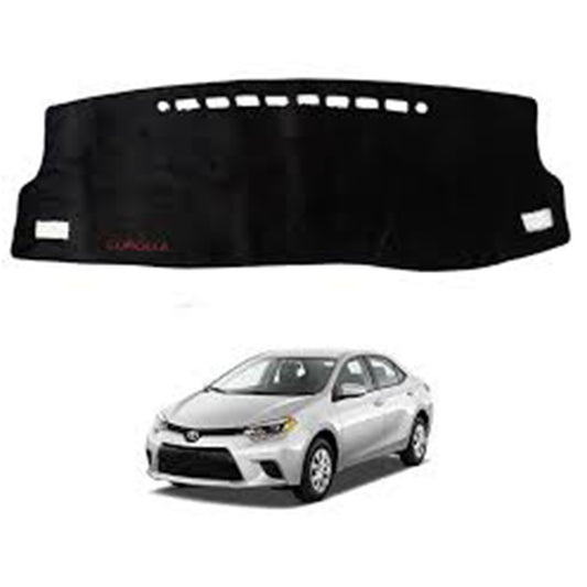 Toyota Corolla 2014-2018 Velvet Dashboard Carpet Cover - Washable - Non Slip