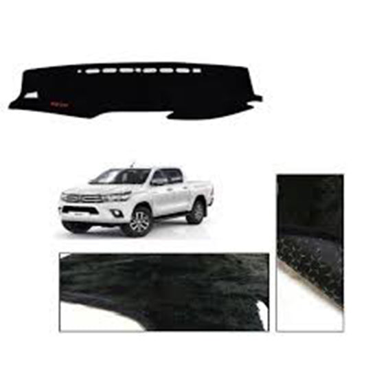 Toyota Hilux Revo Velvet Dashboard Carpet Cover - Washable - Non Slip