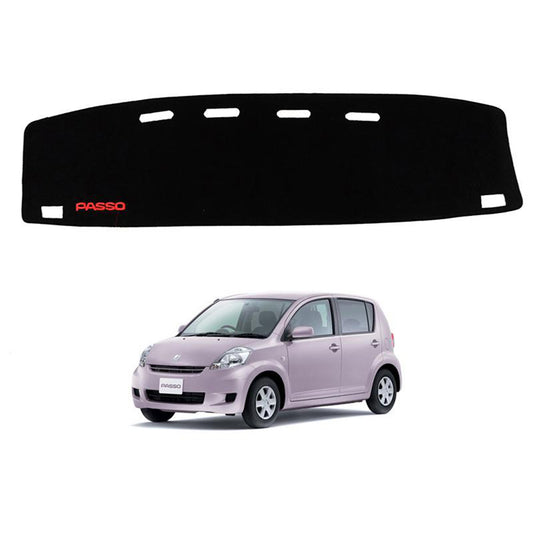 Toyota Passo 2005-2010 Velvet Dashboard Carpet Cover - Washable - Non Slip