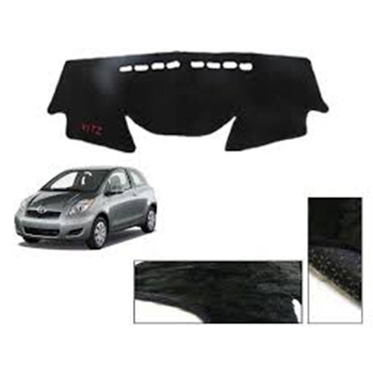 Toyota Vitz 2005-2010 Velvet Dashboard Carpet Cover - Washable - Non Slip