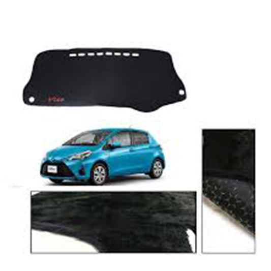 Toyota Vitz 2011-2014 Velvet Dashboard Carpet Cover - Washable - Non Slip