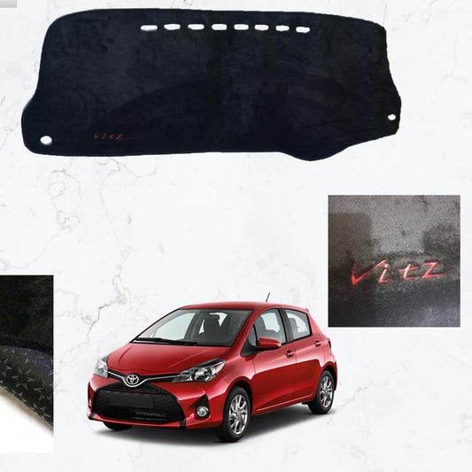 Toyota Vitz 2018-2025 Velvet Dashboard Carpet Cover - Washable - Non Slip