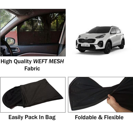 Kia Sportage 2019-2025 Foldable & Flexible Sun Shades - 4 Pcs
