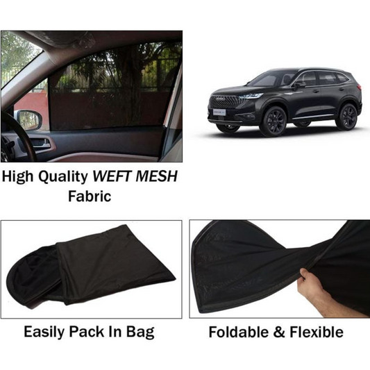 Haval H6 2021-2025 Foldable & Flexible Sun Shades - 4 Pcs