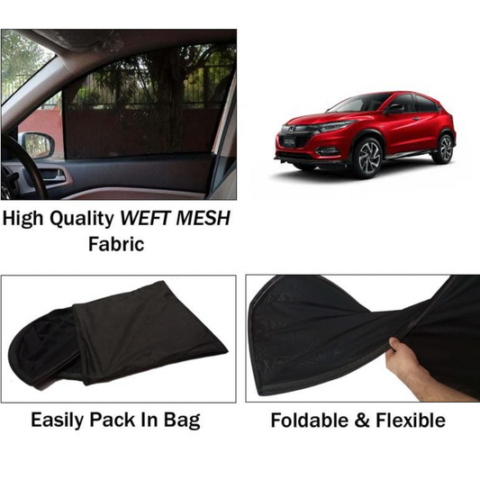 Honda Vezel 2013-2021 Foldable & Flexible Sun Shades - 4 Pcs