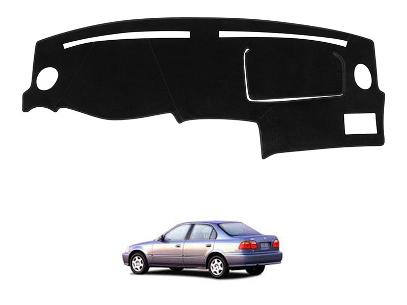 Honda Civic 1998-2000 Velvet Dashboard Carpet Cover - Washable - Non Slip