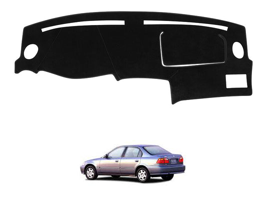 Honda Civic 1998-2000 Velvet Dashboard Carpet Cover - Washable - Non Slip